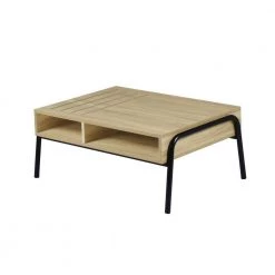 33 .7" Oak Rectangle MDF Coffee Table with Storage by Wateday -Wateday Sales Store oak wateday coffee tables yj yuki9595638 44 1000
