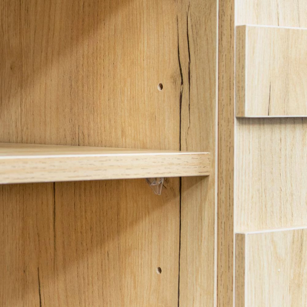 43.30 in. Oak TV Stand with Cabinet Fits TV's up to 55 in. by Wateday 5 43.30 in. Oak TV Stand with Cabinet Fits TV's up to 55 in. by Wateday - Image 5