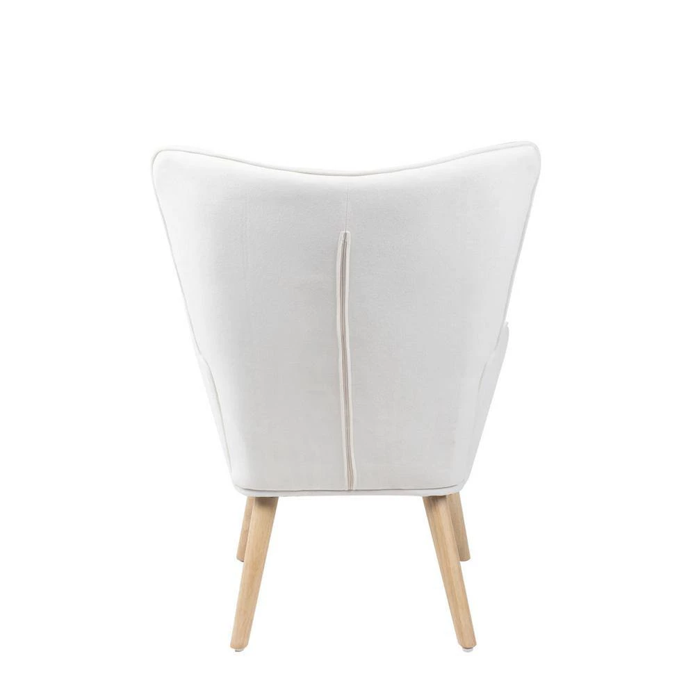 Pink Fabric Armchair with Ottoman by Wateday 6 Pink Fabric Armchair with Ottoman by Wateday - Image 6