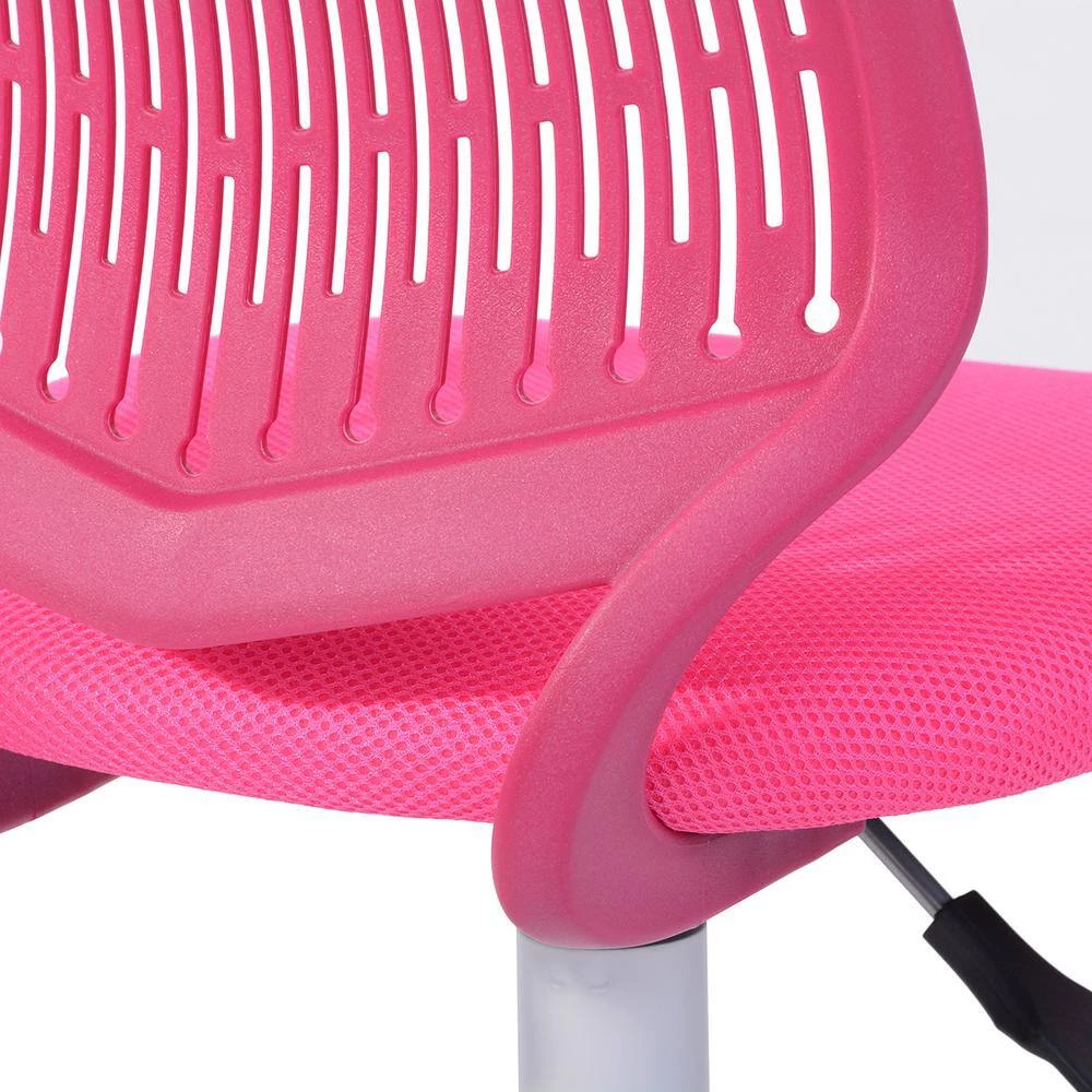 Pink Mesh Fabric Plastic Office Chair without Arms by Wateday 4 Pink Mesh Fabric Plastic Office Chair without Arms by Wateday - Image 4
