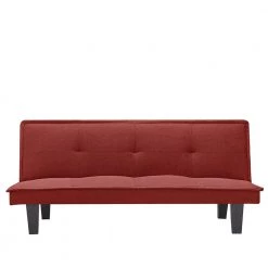 32.28" W Modern Red Fabric Futon Sofa Bed by Wateday