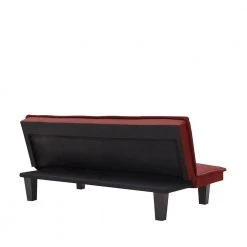 32.28" W Modern Red Fabric Futon Sofa Bed by Wateday -Wateday Sales Store red wateday sofa beds yj w58833716 66 1000