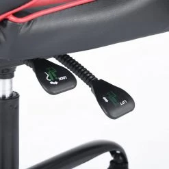 Red Leather Gaming Chair with Headrest, Lumbar Support and Footrest by Wateday 12 Red Leather Gaming Chair with Headrest, Lumbar Support and Footrest by Wateday -Wateday Sales Store red with footrest wateday gaming chairs yj yuki9595091 4f 1000