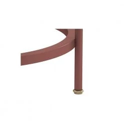 32.8 in. Rose Gold Round Glass Coffee Table with Iron Frame by Wateday -Wateday Sales Store rose gold wateday coffee tables yj yuki9595703 c3 1000