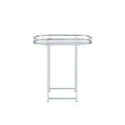 Silver Serving Cart with Bar Table by Wateday -Wateday Sales Store silver wateday bar carts yj yuki9595839 4f 1000
