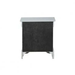 2-Drawer Silver Nightstand 24 in. D x 16 in. W x 22 in. H by Wateday -Wateday Sales Store silver wateday nightstands yj yuki9595369 4f 1000