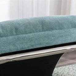 Teal Linen Massage Chaise Lounge with Pocket by Wateday -Wateday Sales Store teal wateday chaise lounges yj yuki9596284 c3 1000