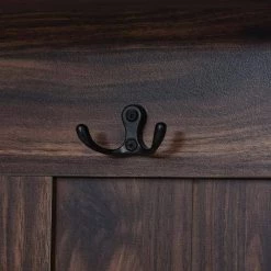 65 in. H Tiger Hall Tree with 4-Hooks Storage Bench 3-in-1 Design by Wateday -Wateday Sales Store tiger wateday hall trees yj yuki9596661 44 1000