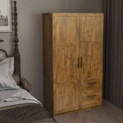 Walnut Armoire with 2-Drawers 70.87 in. H x 19.49 in. W x 39.37 in. D by Wateday 15 Walnut Armoire with 2-Drawers 70.87 in. H x 19.49 in. W x 39.37 in. D by Wateday -Wateday Sales Store walnut wateday armoires wardrobes yj yuki9596378 31 1000