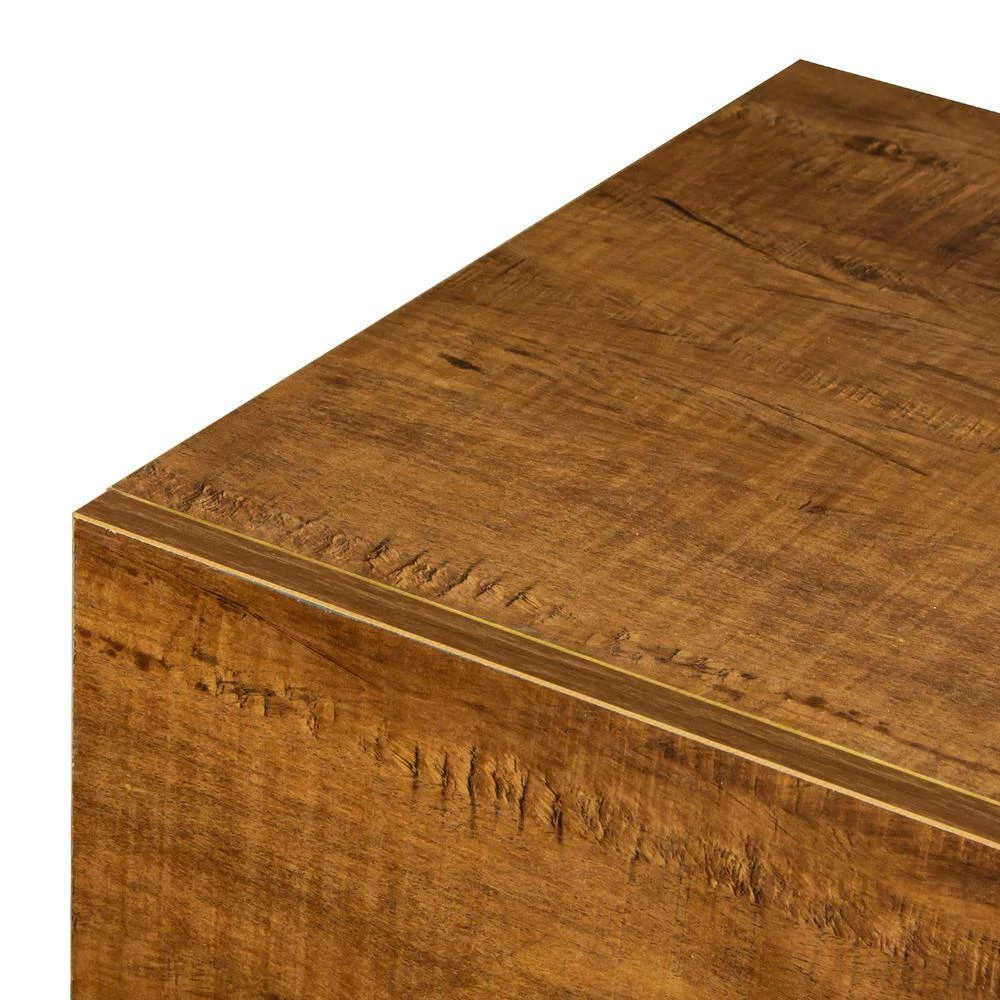 47 in. Walnut TV Stand with 3-Drawers Fits TV's up to 55 in. with LED Lights by Wateday 5 47 in. Walnut TV Stand with 3-Drawers Fits TV's up to 55 in. with LED Lights by Wateday - Image 5