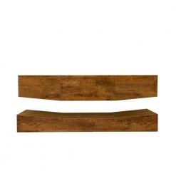 47 in. Walnut TV Stand with 3-Drawers Fits TV's up to 55 in. with LED Lights by Wateday