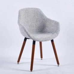 White Fabric Arm Chair (Set of 2 by Wateday 7 White Fabric Arm Chair (Set of 2 by Wateday -Wateday Sales Store white wateday accent chairs yj yuki9596065 c3 1000