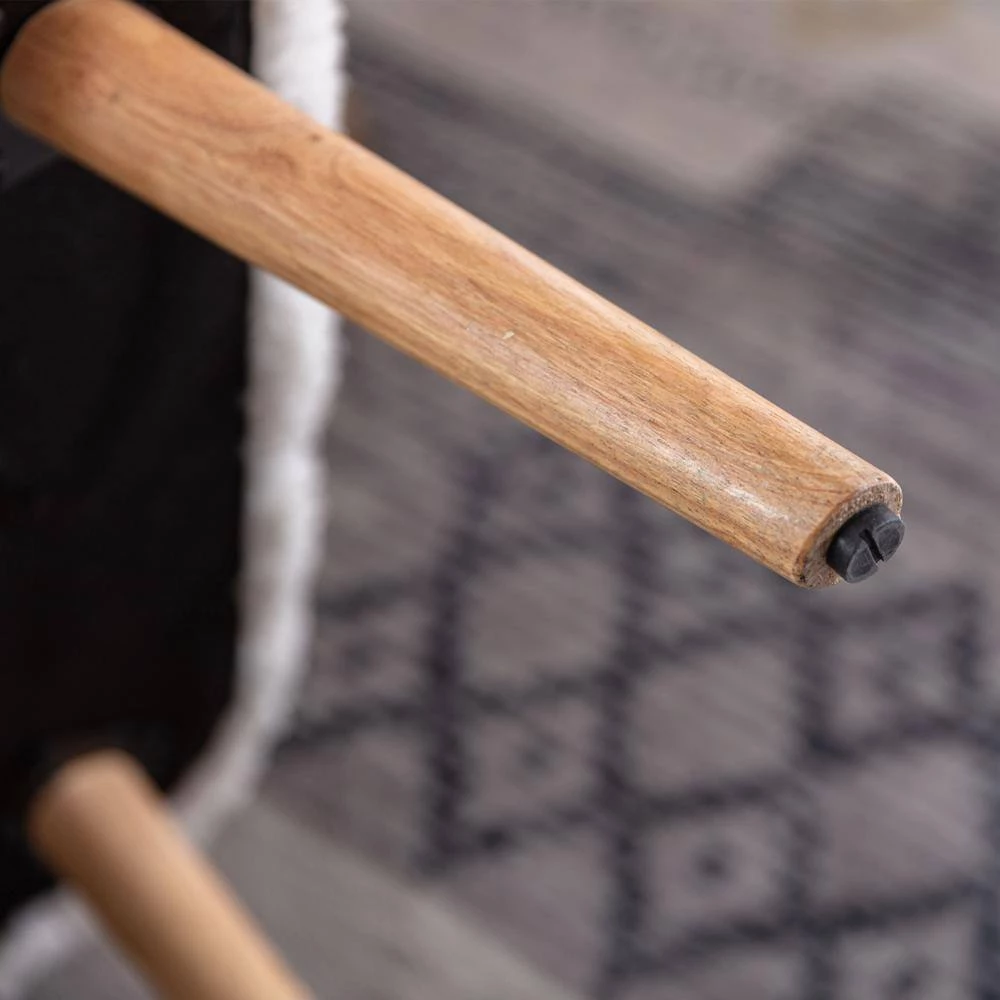 White Faux Fur Open Back Side Chair by Wateday 5 White Faux Fur Open Back Side Chair by Wateday - Image 5