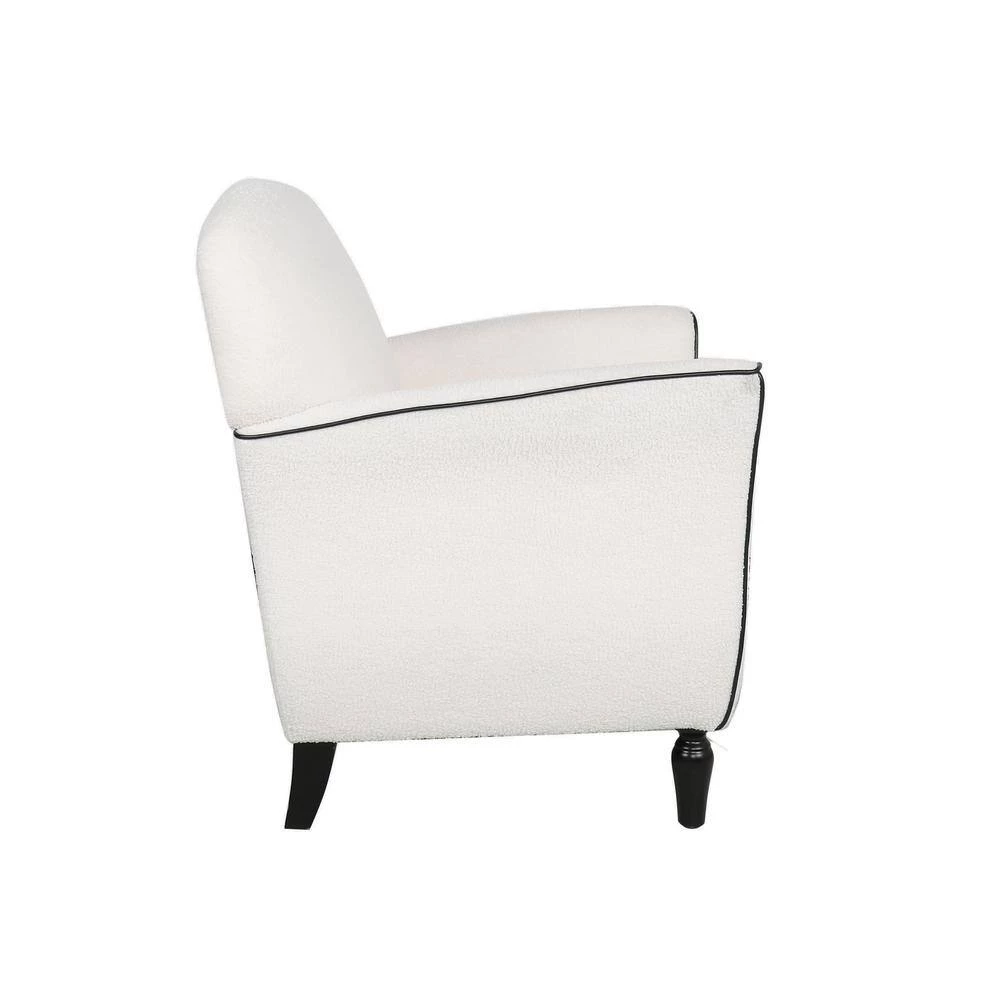 White Polyester Side Chair with Cushion by Wateday 2 White Polyester Side Chair with Cushion by Wateday - Image 2