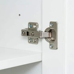 White Armoire with 4-Storage Spaces 70.87 in. H x 16.93 in. W x 23.62 in. D by Wateday -Wateday Sales Store white wateday armoires wardrobes yj yuki9596399 1f 1000