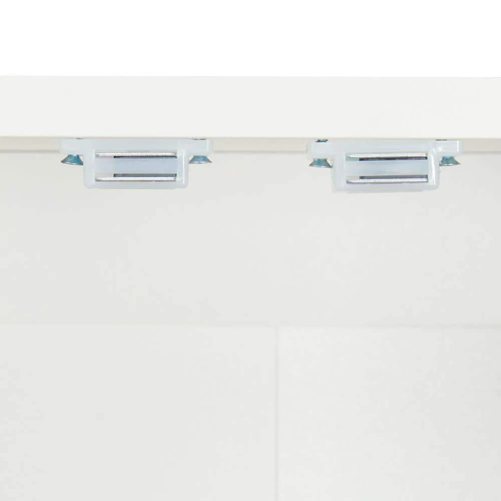 White Armoire with 2-Doors 70.87 in. H x 15.75 in. W x 29.53 in. D by Wateday 5 White Armoire with 2-Doors 70.87 in. H x 15.75 in. W x 29.53 in. D by Wateday - Image 5