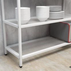 6-Tier White Baker Rack with Glass, Cup Holders by Wateday 13 6-Tier White Baker Rack with Glass, Cup Holders by Wateday -Wateday Sales Store white wateday baker s racks yj yuki9595508 44 1000