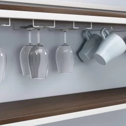 6-Tier White Baker Rack with Glass, Cup Holders by Wateday 11 6-Tier White Baker Rack with Glass, Cup Holders by Wateday -Wateday Sales Store white wateday baker s racks yj yuki9595508 4f 1000