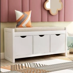 White Storage Bench 19.8 in. H x 14 in. W x 39 in. L by Wateday 13 White Storage Bench 19.8 in. H x 14 in. W x 39 in. L by Wateday -Wateday Sales Store white wateday bedroom benches yj yuki9595280 31 1000