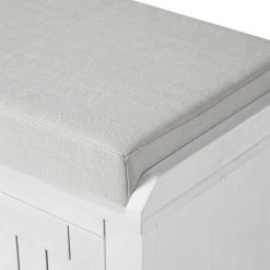 White Storage Bench with 2-Cabinets 18.3 in. H x 42.1 in. W x 15.4 in. D by Wateday 11 White Storage Bench with 2-Cabinets 18.3 in. H x 42.1 in. W x 15.4 in. D by Wateday -Wateday Sales Store white wateday bedroom benches yj yuki9595296 4f 1000