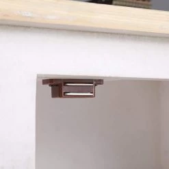 White Wooden Wall Mounted Coat Rack with 2-Cabinets by Wateday -Wateday Sales Store white wateday coat racks yj yuki9596398 44 1000