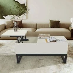 41 in. White Small Rectangle Wood Coffee Table with Lift Top by Wateday -Wateday Sales Store white wateday coffee tables yj yuki9596164 31 1000