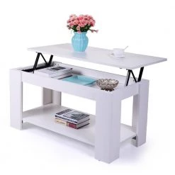 39.4 in. White Small Rectangle Wood Coffee Table with Lift Top by Wateday -Wateday Sales Store white wateday coffee tables yj yuki9596173 c3 1000
