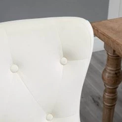 White Tufted Upholstery Dining Chair with Wood Legs, Set of 2 by Wateday 9 White Tufted Upholstery Dining Chair with Wood Legs, Set of 2 by Wateday -Wateday Sales Store white wateday dining chairs yj pp036895aaa c3 1000