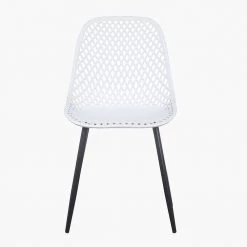 White plastic dining chair without arms, set of 2 by Wateday -Wateday Sales Store white wateday dining chairs yj yuki9595136 c3 1000