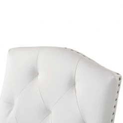 White PU Upholstered Dining Side Chairs (Set of 2) by Wateday -Wateday Sales Store white wateday dining chairs yj yuki9596032 c3 1000