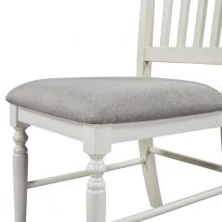 White Upholstered Dining Side Chair (Set of 4) by Wateday -Wateday Sales Store white wateday dining chairs yj yuki9596050 4f 1000