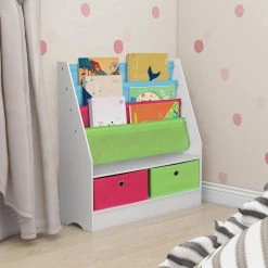 Wateday Sales Store -Wateday Sales Store white wateday kids bookshelves yj yuki9596809 e1 1000