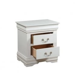 2-Drawer White Nightstand 24 in. H x 15 in. W x 24 in. D by Wateday -Wateday Sales Store white wateday nightstands yj yuki9595376 c3 1000
