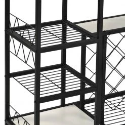 White Buffet Table with Shelves and Wine Rack by Wateday 12 White Buffet Table with Shelves and Wine Rack by Wateday -Wateday Sales Store white wateday sideboards buffet tables yj yuki9596252 1f 1000