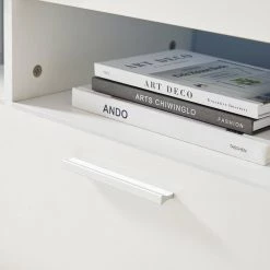 51 in. White TV Stand Fits TV's up to 55 in. with LED Lights, Storage Cabinet by Wateday 10 51 in. White TV Stand Fits TV's up to 55 in. with LED Lights, Storage Cabinet by Wateday -Wateday Sales Store white wateday tv stands yj yuki9595937 c3 1000