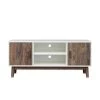 42.91 in. White TV Stand with 2 Cabinet Fits TV's up to 55 in. by Wateday