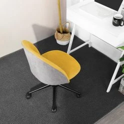 Yellow and Gray Fabric Upholstered Office Task Chair without Arms by Wateday 11 Yellow and Gray Fabric Upholstered Office Task Chair without Arms by Wateday -Wateday Sales Store yellow and gray wateday office stools yj yuki9595065 31 1000