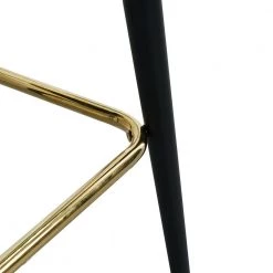 40.50 in. Yellow Low Back Metal Frame Stool Height 28 in. Bar Stool with Velvet Seat (Set of 2) by Wateday -Wateday Sales Store yellow wateday bar stools yj yuki9596312 4f 1000